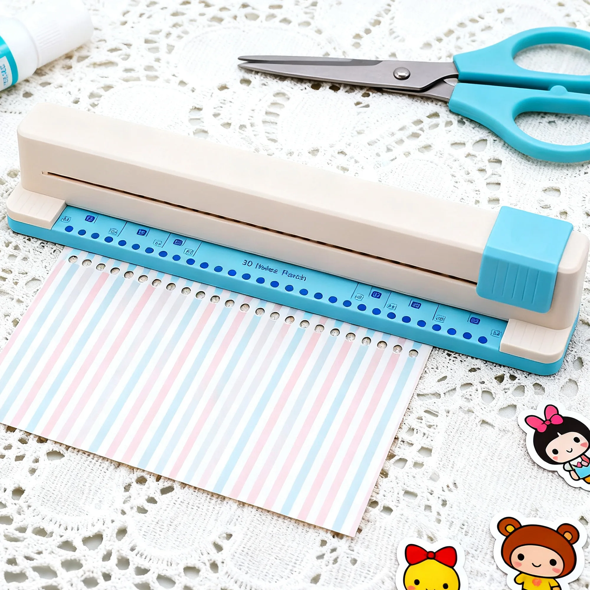 

Punching Machine 30 Hole Document Collar Punching Machine Manual DIY A4 Punching Machine Letong Office Supplies