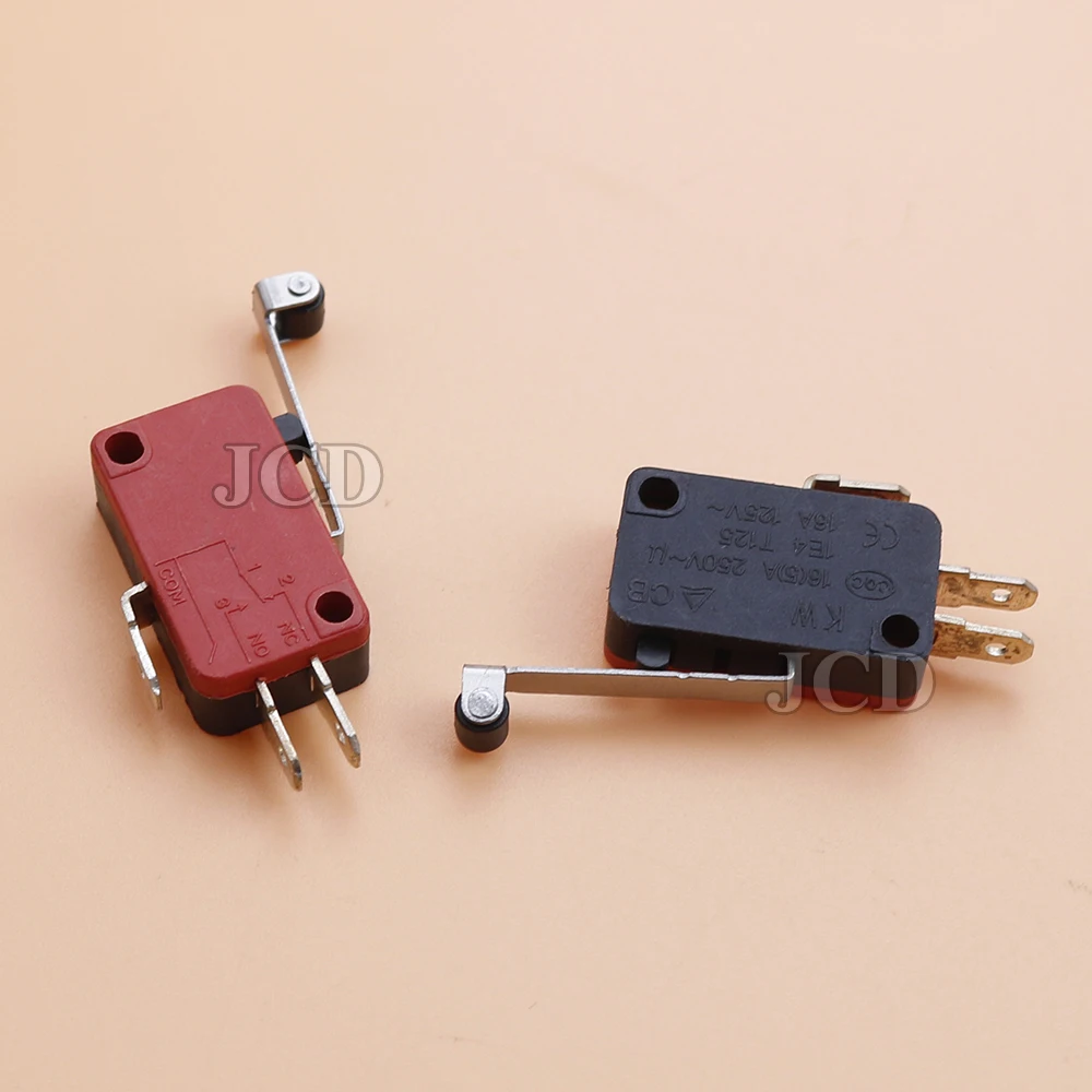 10 PCS Micro Switch 2/3Pin NO/NC Mini Limit Switch 5A 250VAC KW11-3Z Roller Arc lever Snap Action Push Micro switches