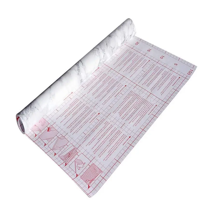 

fix 34603064PK Decorative SelfAdhesive Film, Grey Marble, 17 x 78 Roll, 4Pack