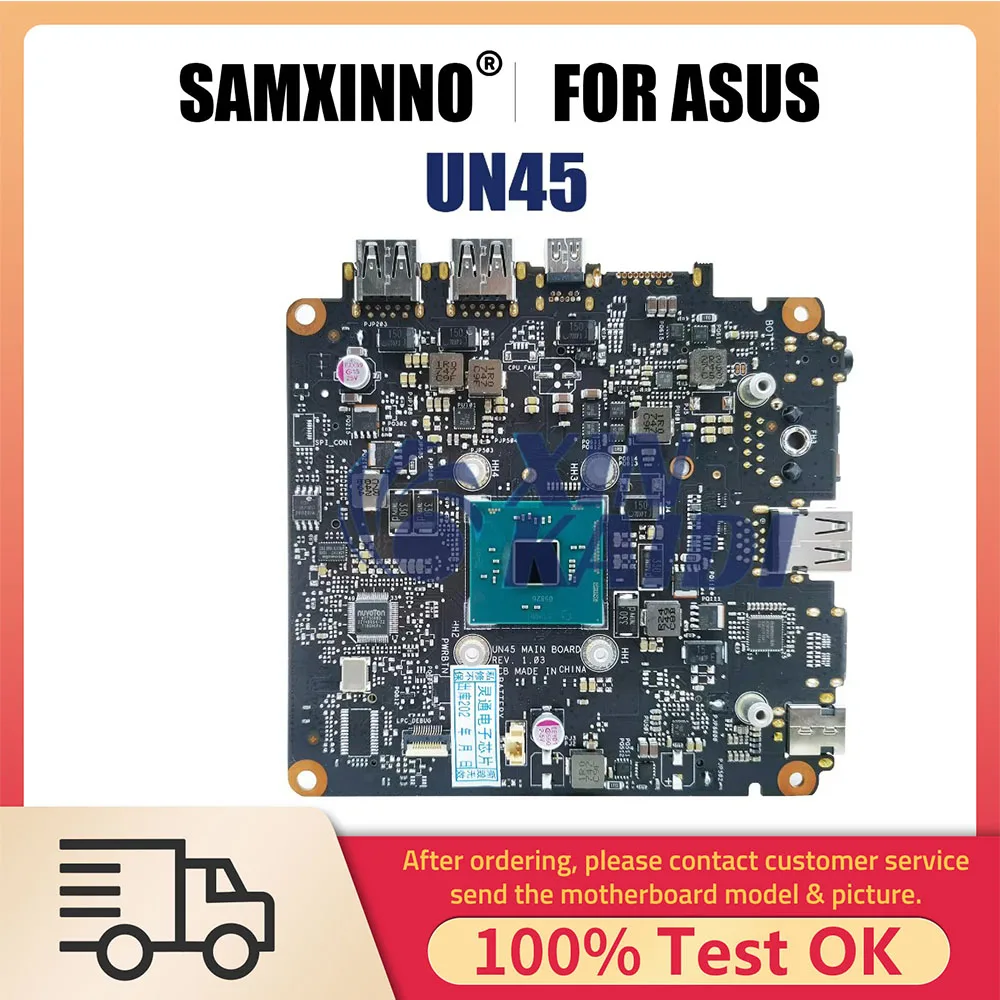 

Laptop Mainboard For ASUS Vivo Mini PC UN45 UN45H Mini Notebook Motherboard With UN45 N3000 N3060 N3150 N3160 N3700 CPU