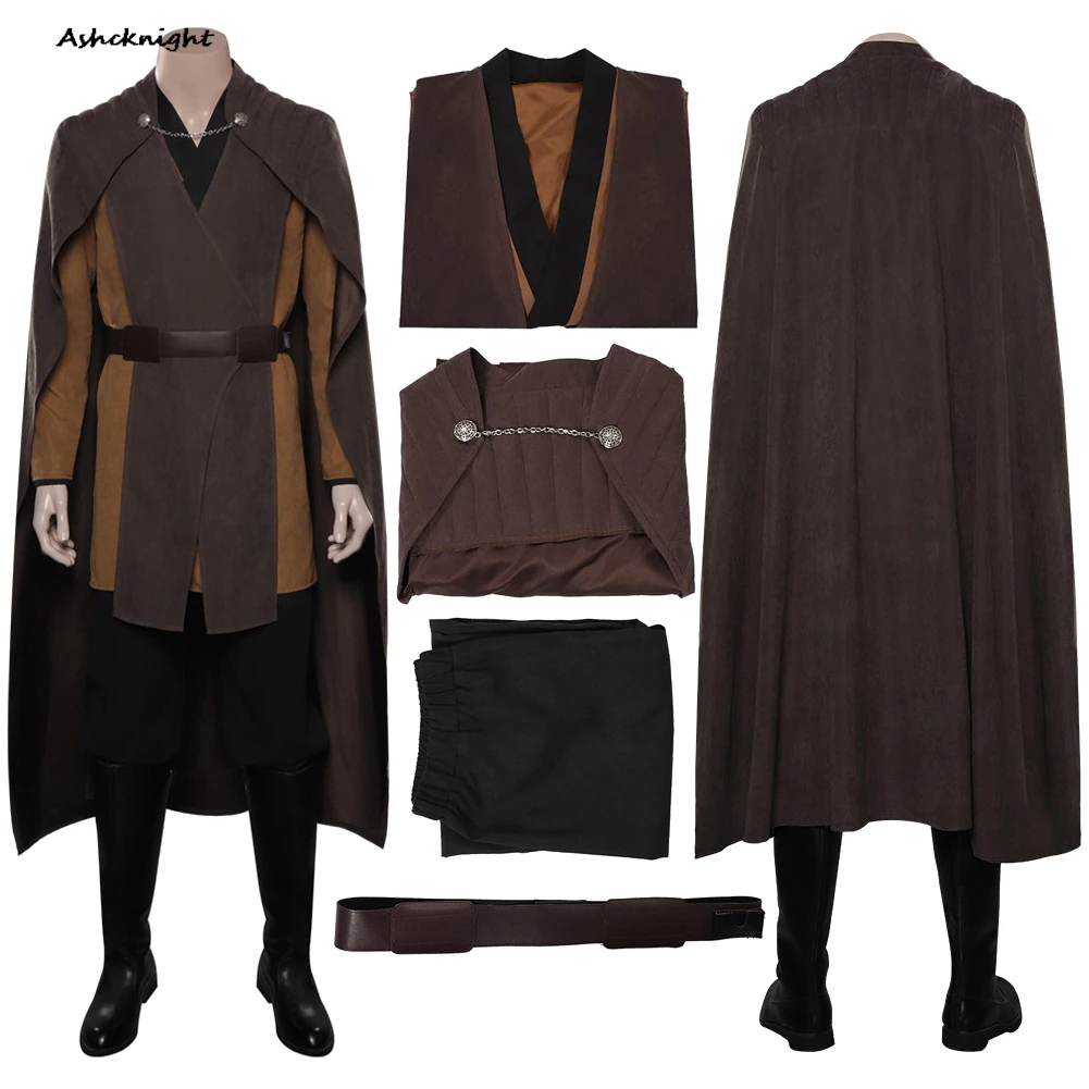 

Movie Space Battle Cosplay Dooku Top Pants Clothes For Men Party Disguise Roleplay Halloween Costume Carnival Outfit Suits