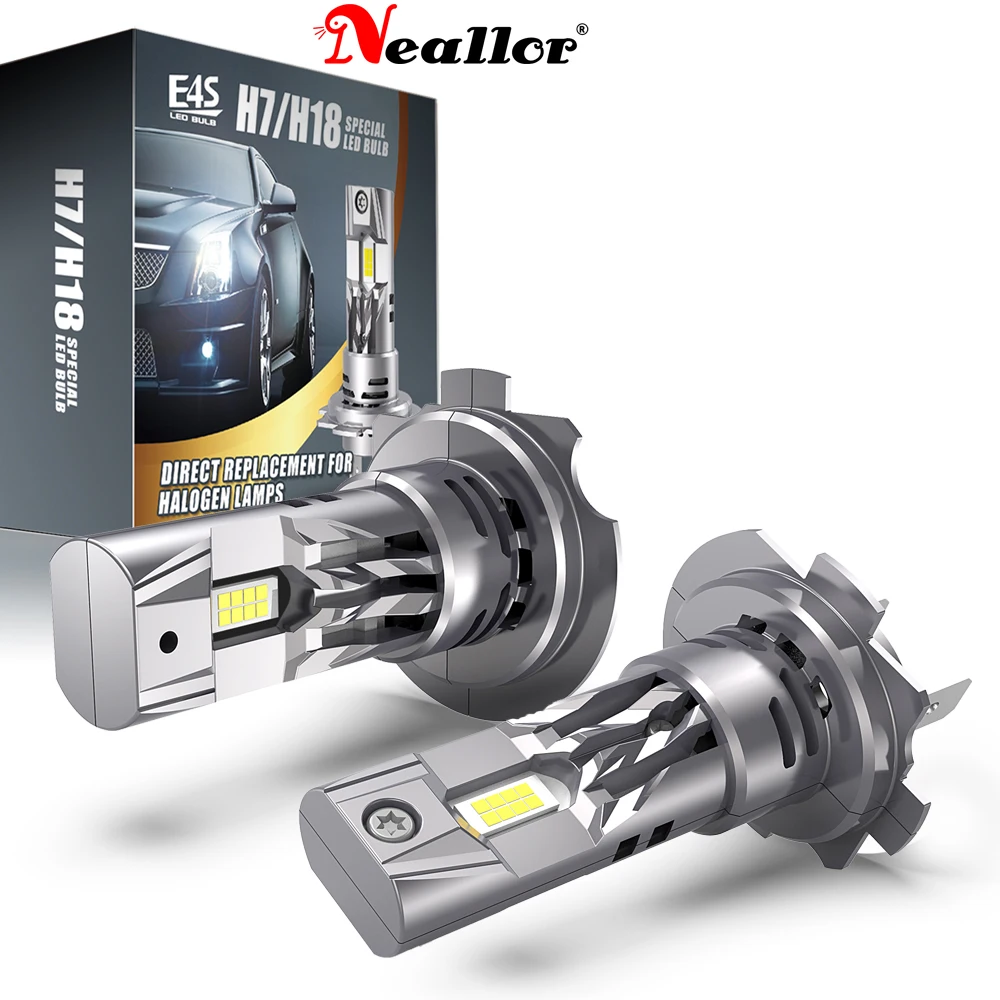 2x H7 Led Canbus bez błędów Reflektor 360 °   H18 Żarówki Samochodowe 12v 55w Lampy Diodowe Wysokiej Mocy Do VW T4 T5 Passat B6 B5 B7 Cc B8 Golf 7
