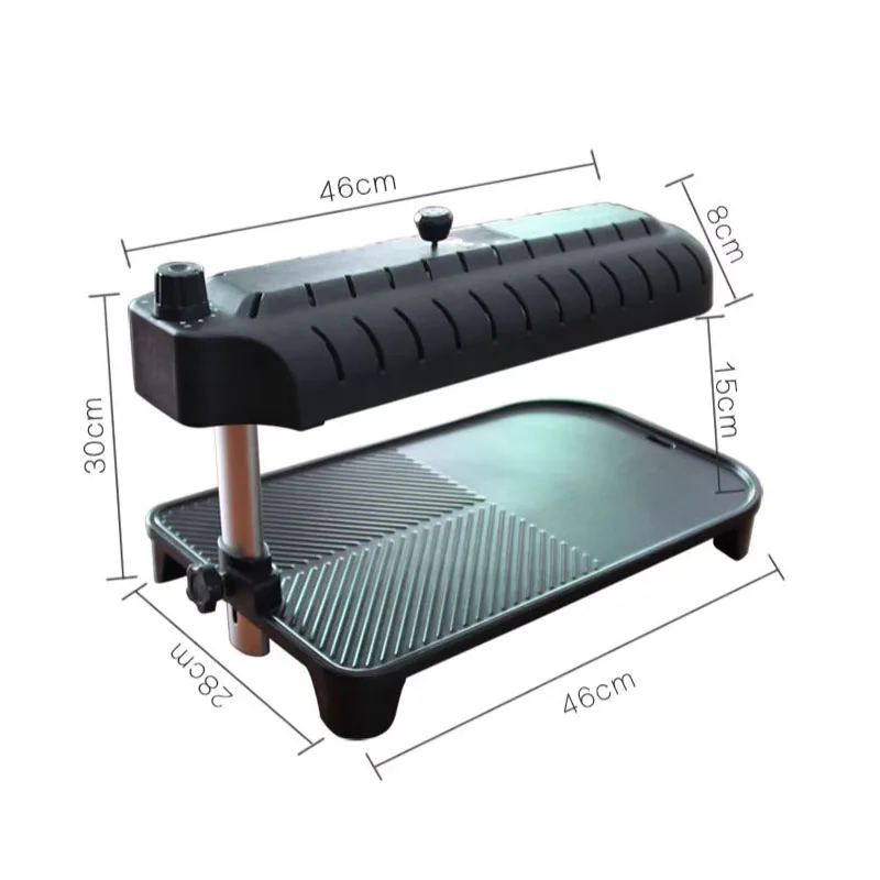 3D Infrared Electric Grill BBQ Barbecue Korean Non-stick Smokeless Barbecue Electromechanical Baking Pan Electric Oven