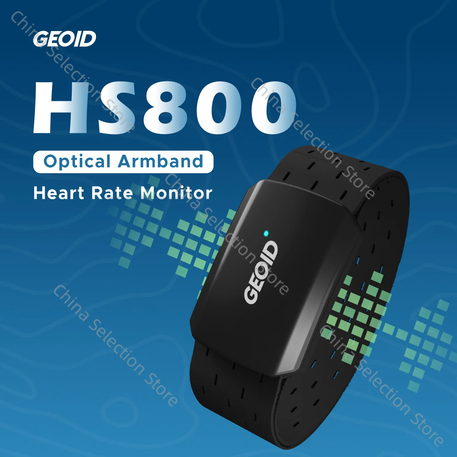 

GEOID HS800 Arm with Heart Rate Monitor, Waterproof Bluetooth ANT + Sport, Arm Sensor