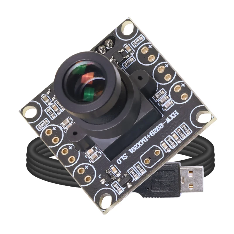 

1080P IMX291 16mm 20degree distortionless HD USB Mini camera CMOS sensor Starlight night vision Plug & Play 2MP camera module