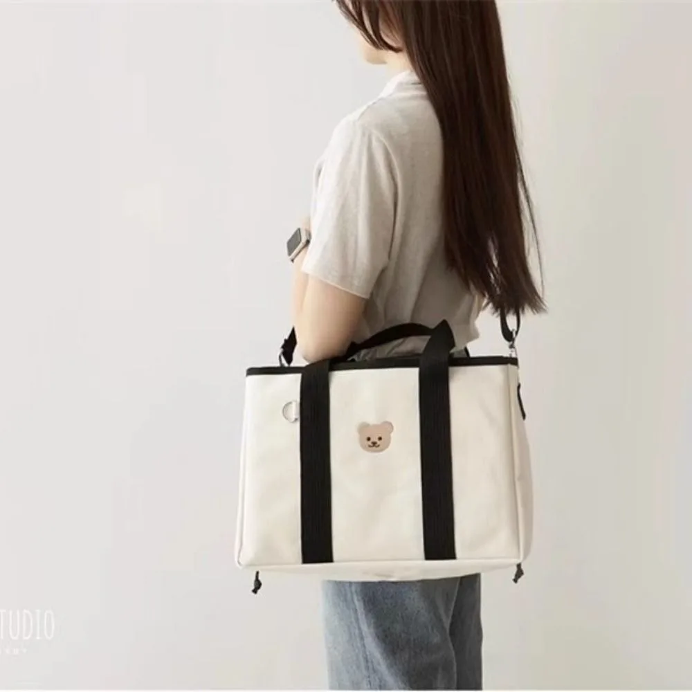 

Casual Canvas Baby Diaper Bag High-capacity Multifunctional Mommy Maternity Packs Heat Preservation Baby Stuff Nappy Bags