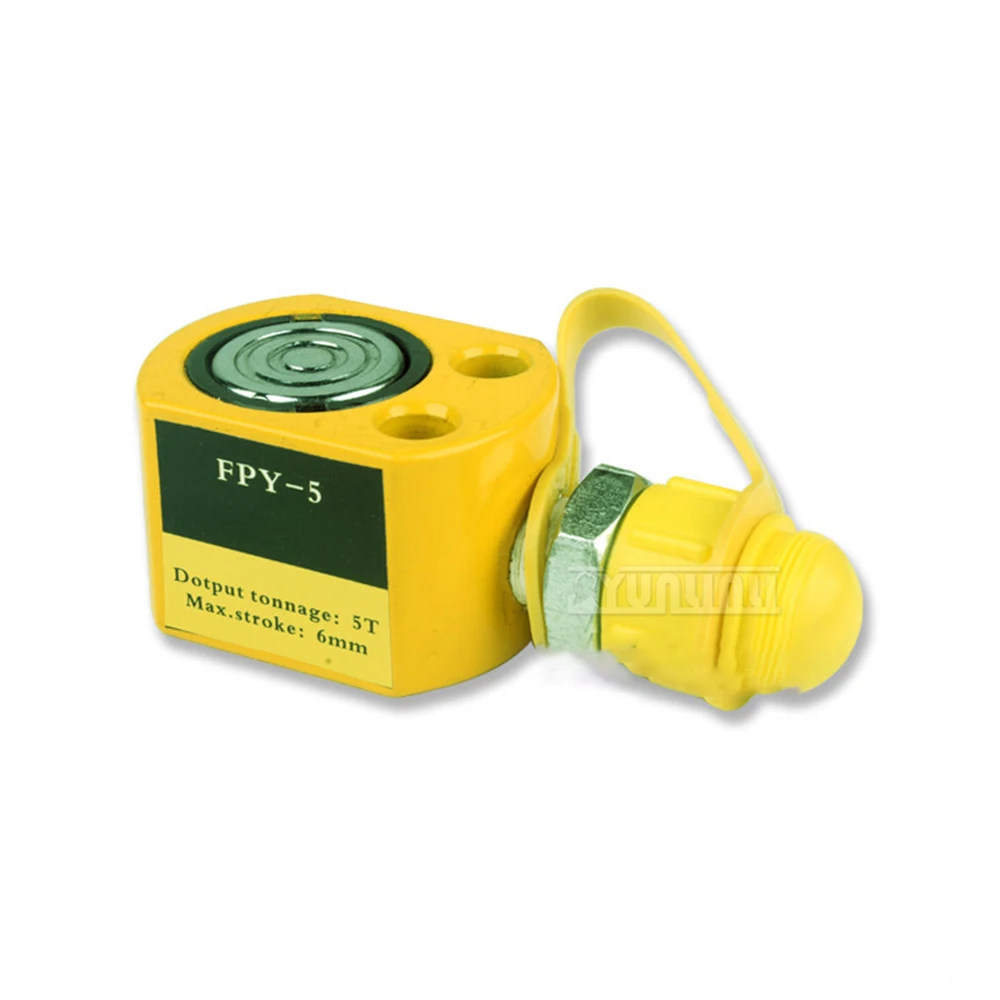 5/10/20/30 T رقيقة جدا رافعة الرفع الهيدروليكية المحمولة منفصلة الهيدروليكية الداعم أسطوانة زيت أسطوانة #6