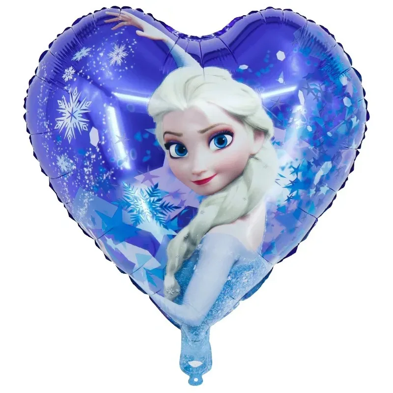 Disney Frozen Princess Foil Balões, Elsa, Olaf, Baby Shower, Girl Favors, Boneco de neve, Decorações de aniversário, Air Toys, Kds