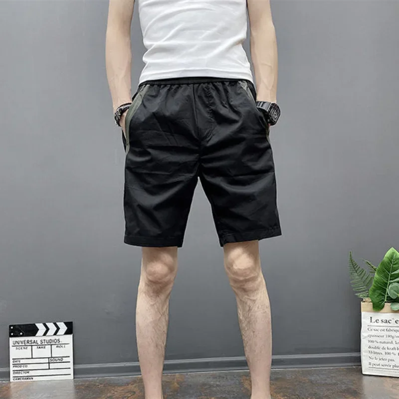 Quick Dry Shorts for Men Sweat Cargo Bermuda Man Short Pants Board Y2k In Bulk 3 Quarter Hot Deals Pack No Logo Streetwear Loose