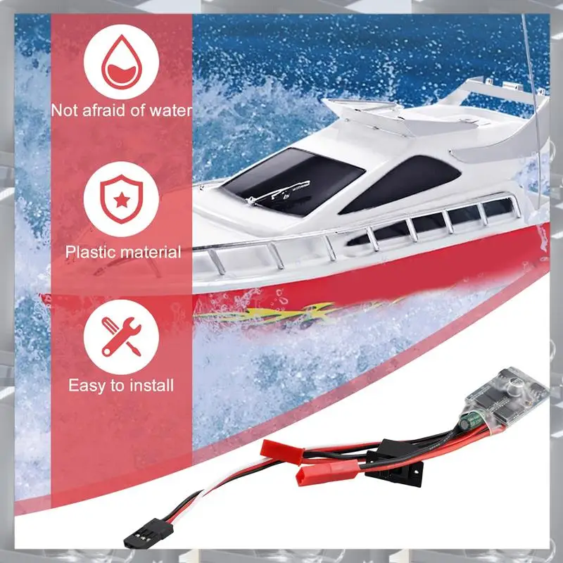 A84F-RC 자동차 35A ESC 정방향 역방향 브러시 브레이크 양방향 ESC 모터 속도 컨트롤러 1/16 1/18 1/24 자동차 보트 탱크