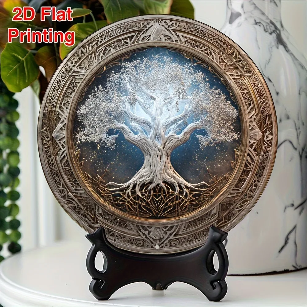 CIFBUY Boho Aluminum Wall Art Waterproof Rustproof Metal Decor for Home Office Patio Man Cave