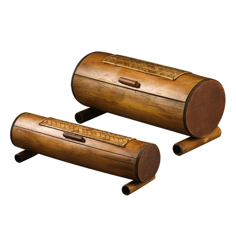 Bamboo chopsticks box household creative personalized storage box storage box kitchen supplies decorative ornament