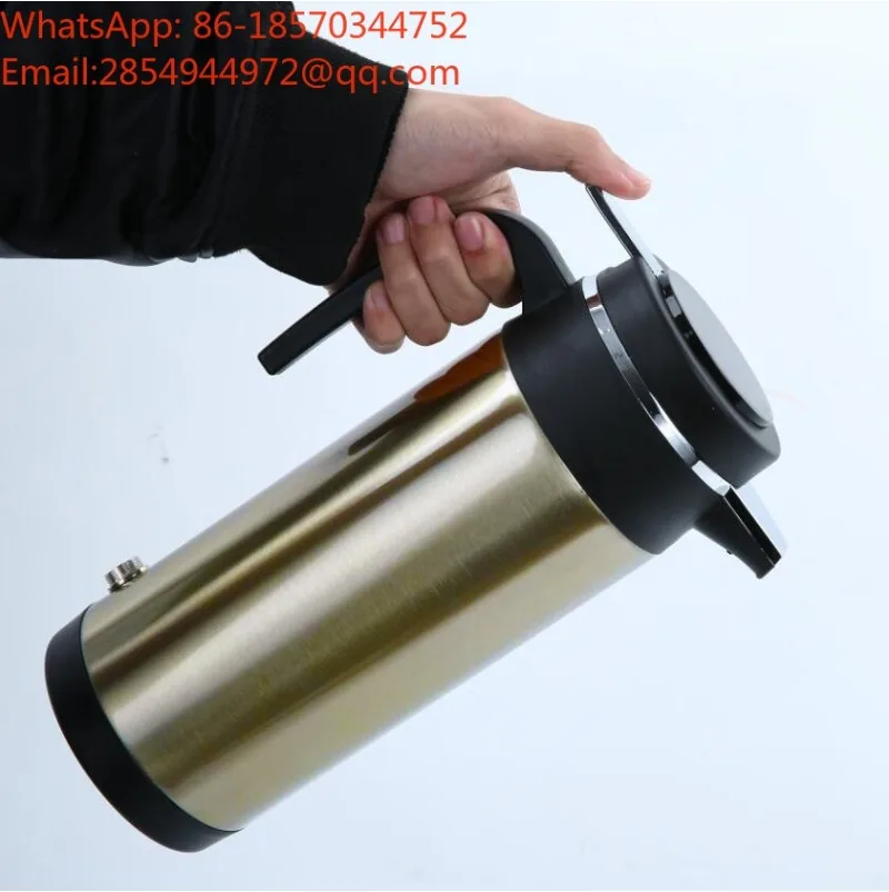 Travel Pot Car Kettle Large Capacity Thermal Insulation Pot 12V24V Hot Water Cup