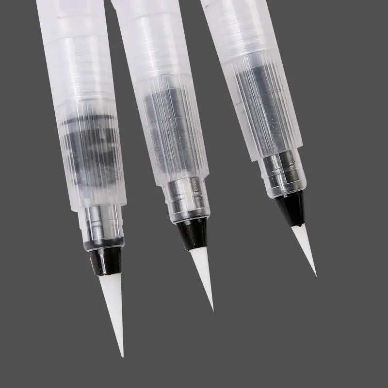 3/36pcs Refillable Water Brush Pen Set Watercolor Brushe Multi Purpose for Watercolor Painting Calligraphy Lettering Art Project