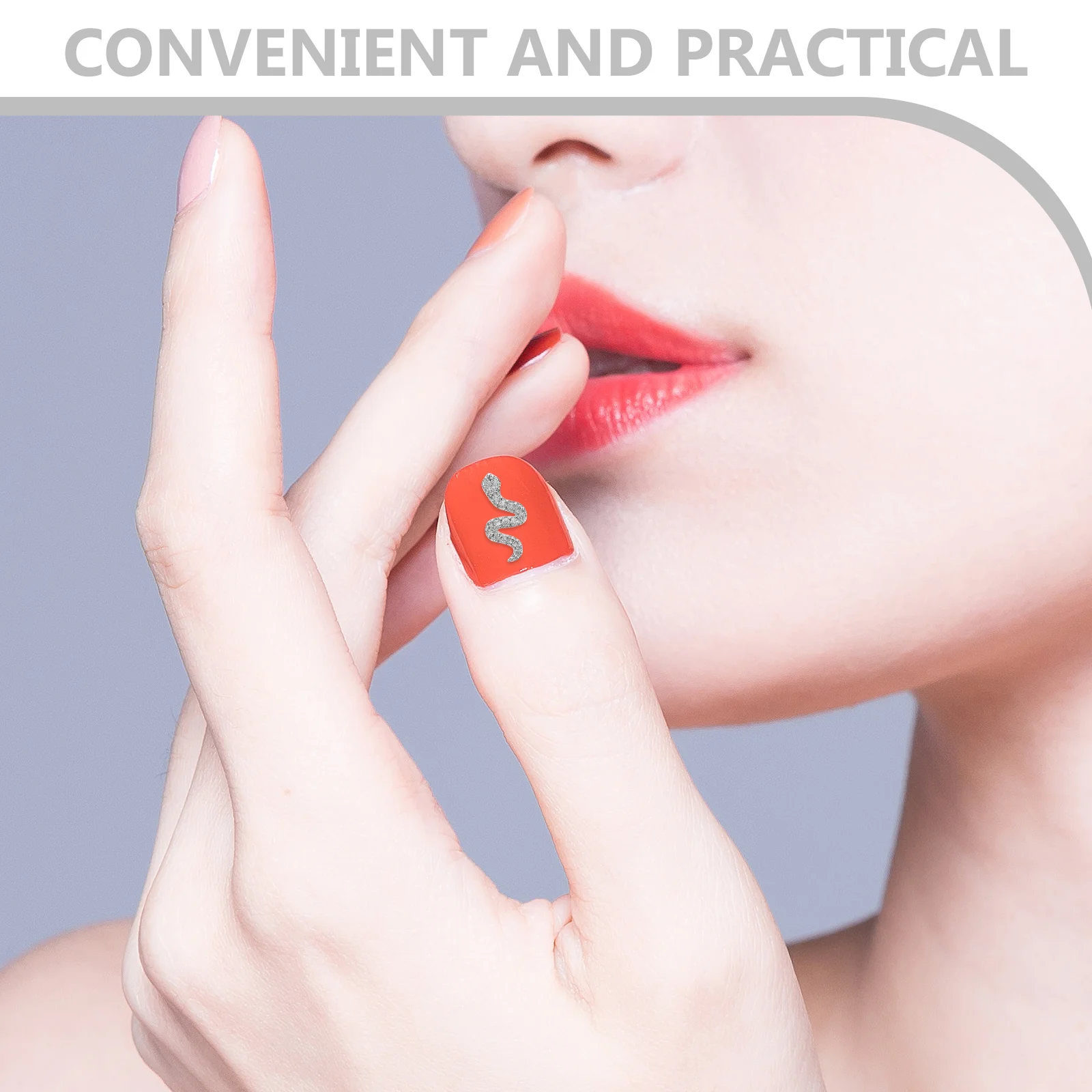 5 uds. De dijes de serpiente para uñas, diamantes de imitación de Metal 3D, joyería de aleación gótica para uñas, suministros Retro para manicura DIY, abalorio artístico de serpiente