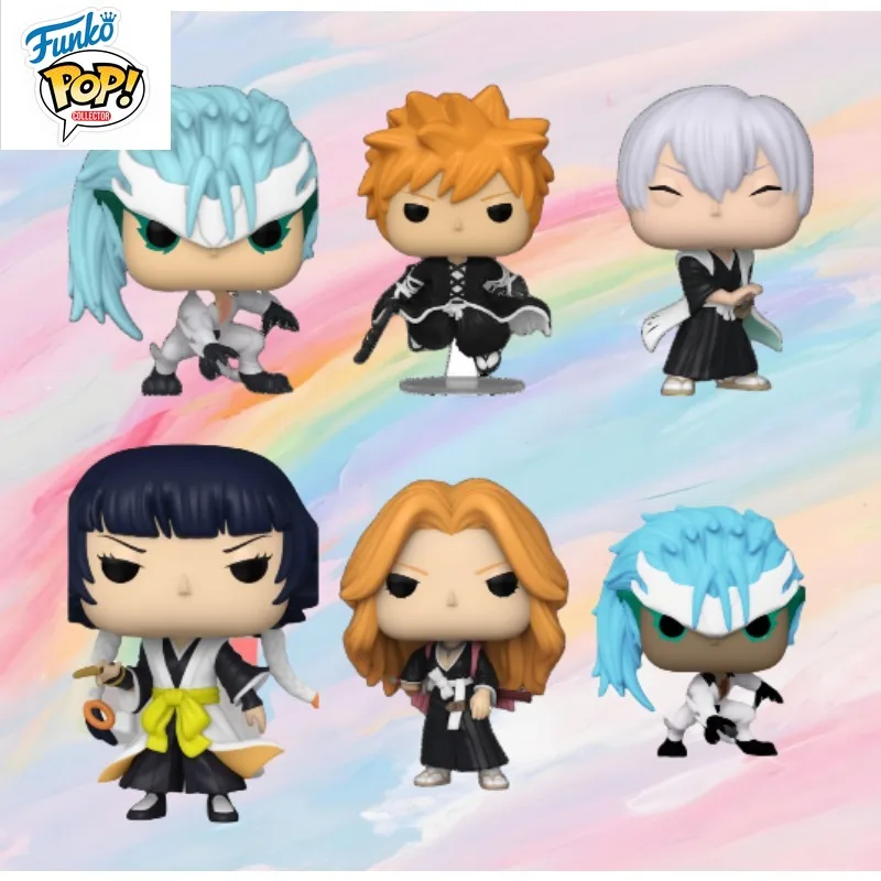 

In Stock FUNKO POP Original Bleach Ichigo Kurosaki Grimmjow Gin Ichimaru Articulated Models for Collection Holiday Gifts
