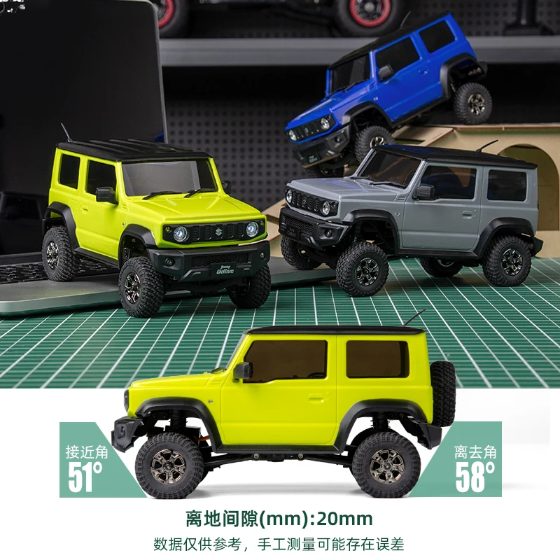 UDIRC Ucx2402 Suzuki Jimny RTR 1/18 2.4G 4WD Rc Car Rock Crawler Off-Road Climbing Truck Led Light Full Proportional Vehicle