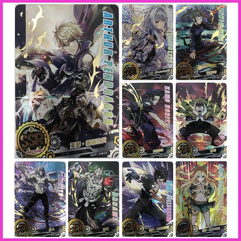 

Anime Goddess Story Rare SSR Refraction Game Collectible Cards Arthur Pendragon Merlin Zenin Maki Toys for boys Birthday Present