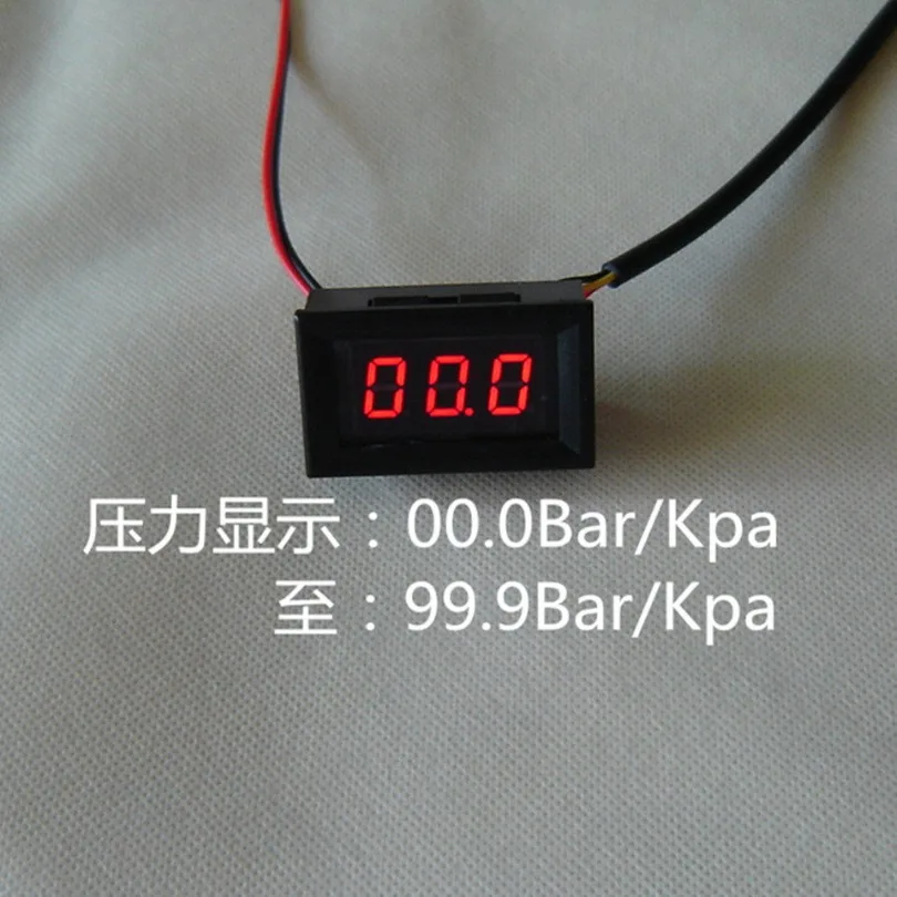 Small panel mounted digital pressure gauge, pneumatic shock absorber pressure monitoring performance goods