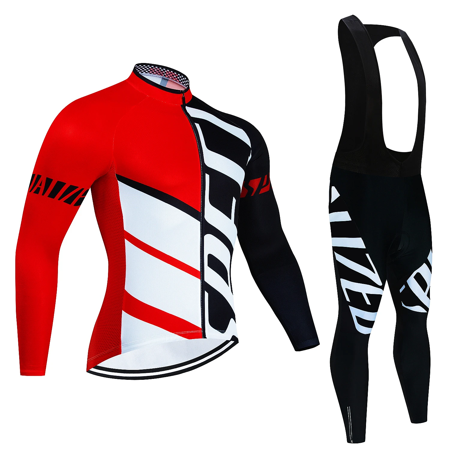 2025 Pro Team Cycling Jersey Set Men Long Sleeve Breathable MTB Bike Clothes Wear Bicycle Cycling Clothing Ropa Maillot Ciclismo