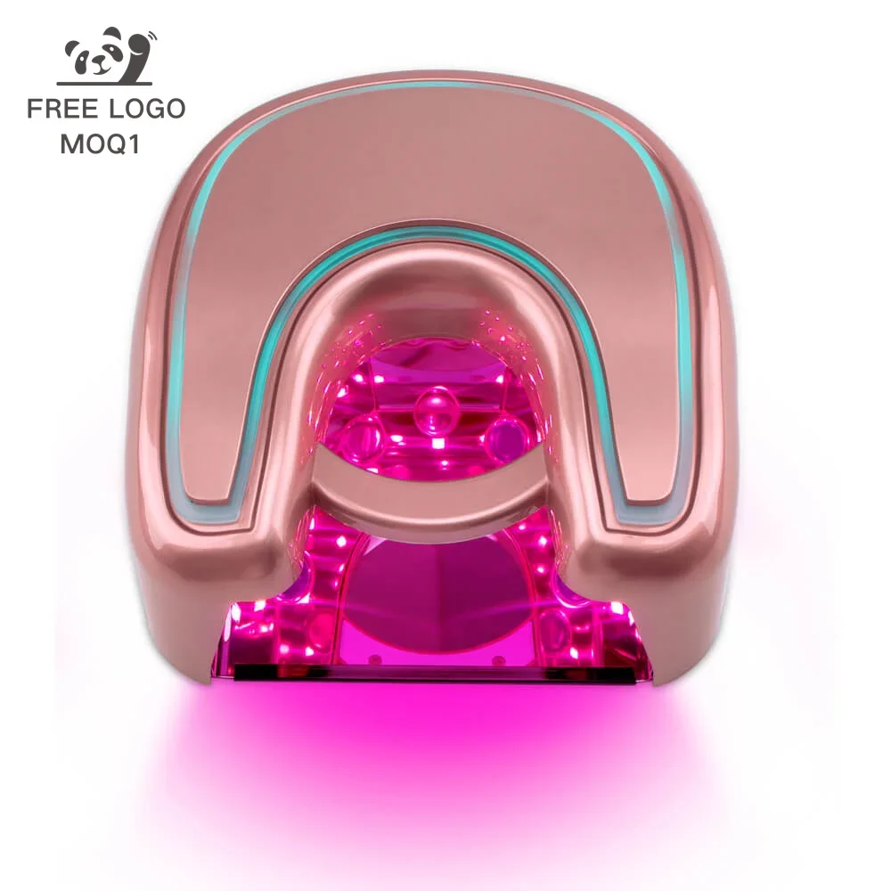 Free Custom Best Professional 48w Cordless Manicure Gel Nail Polish Dryer Machine UV Led Nail Lamp UV Light for Salon