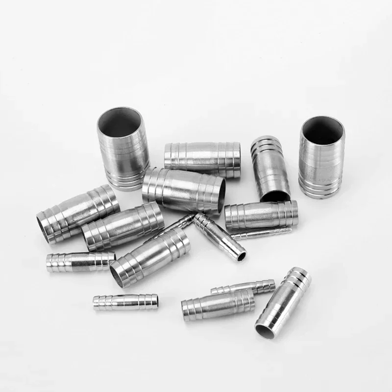Króciec do węża prosto 6/8/10/12/14/16/18/20/22/24/28/34/38/41mm 304 łącznik rur ze stali nierdzewnej podłącz łącznik wody/gazu/rura olejowa