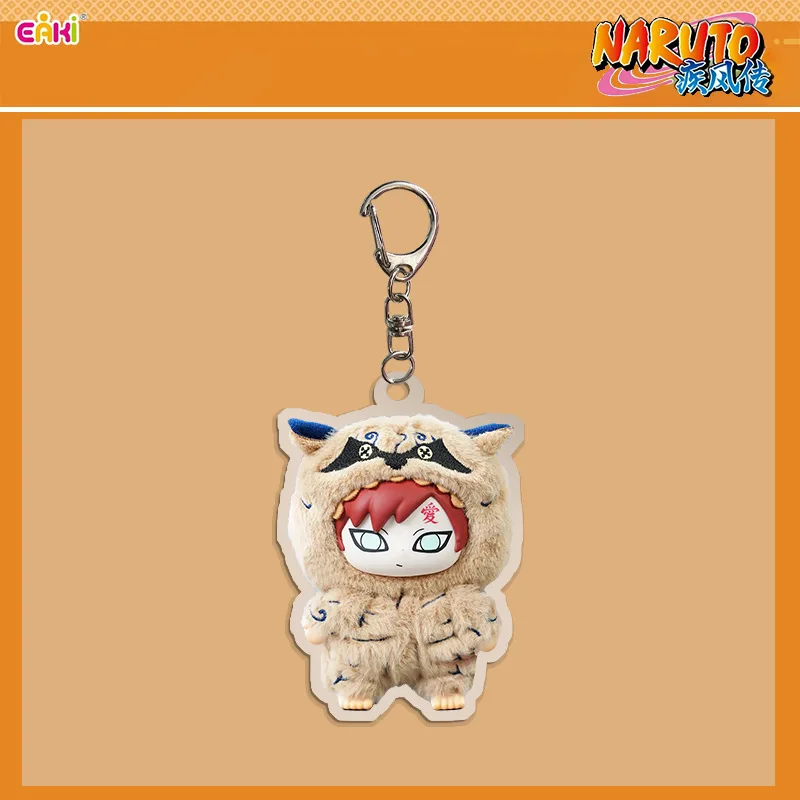 ناروتو أعلى لطيف دمية الحيوانات الأليفة سلسلة مفاتيح مصنوعة من الأكريليك ناميكازي ميناتو ساسوكي اوتشيها ناروتو اكسسوارات قلادة متوهجة لطيف الوحش الطرف #5