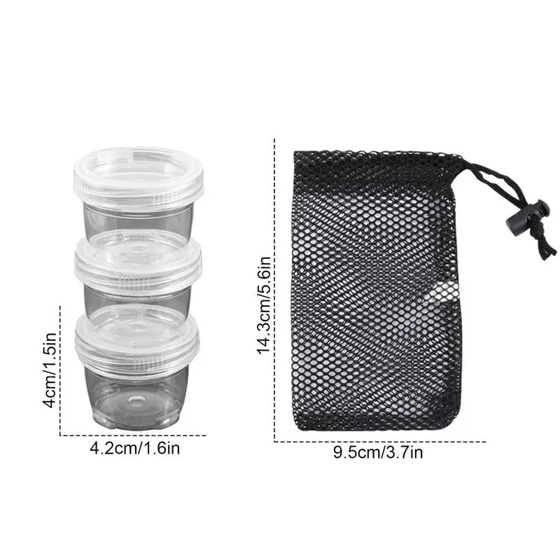 Camping Seasoning Container Portable Travel Spices Container Bag BBQ Seasoning Storage Box Outdoor Cooking Gadget For Camping