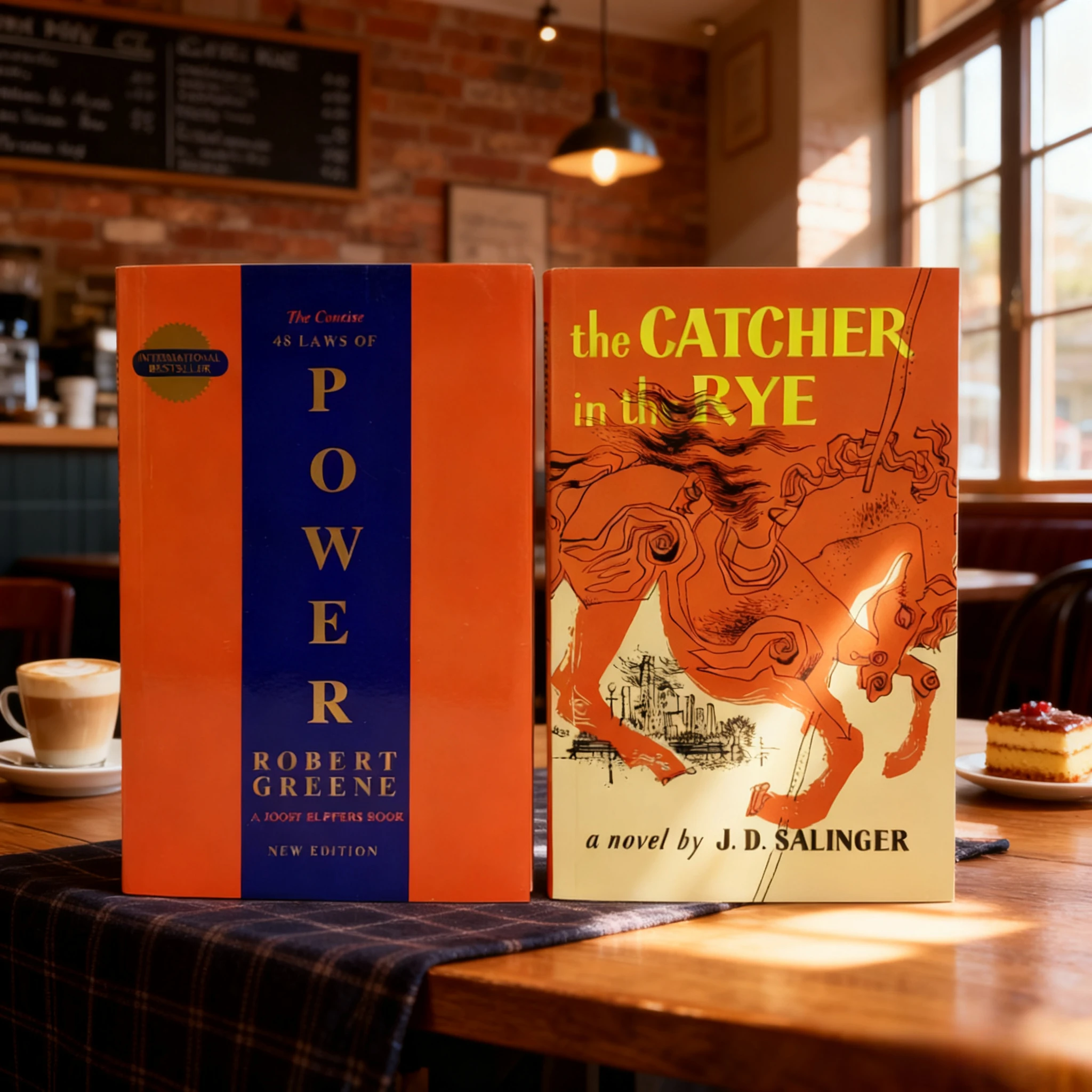 

《The Concise 48 Laws Of Power》+《The Catcher in the Rye》The core law of power game Purity loneliness and in modern society Gift