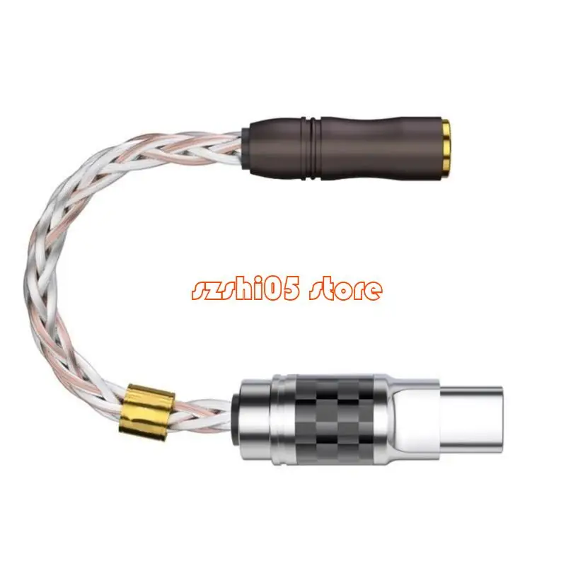 781E Stereod Tipo C maschio a 3,5 mm/2,5 mm Cavo adattatore per cuffie per sedute per carico