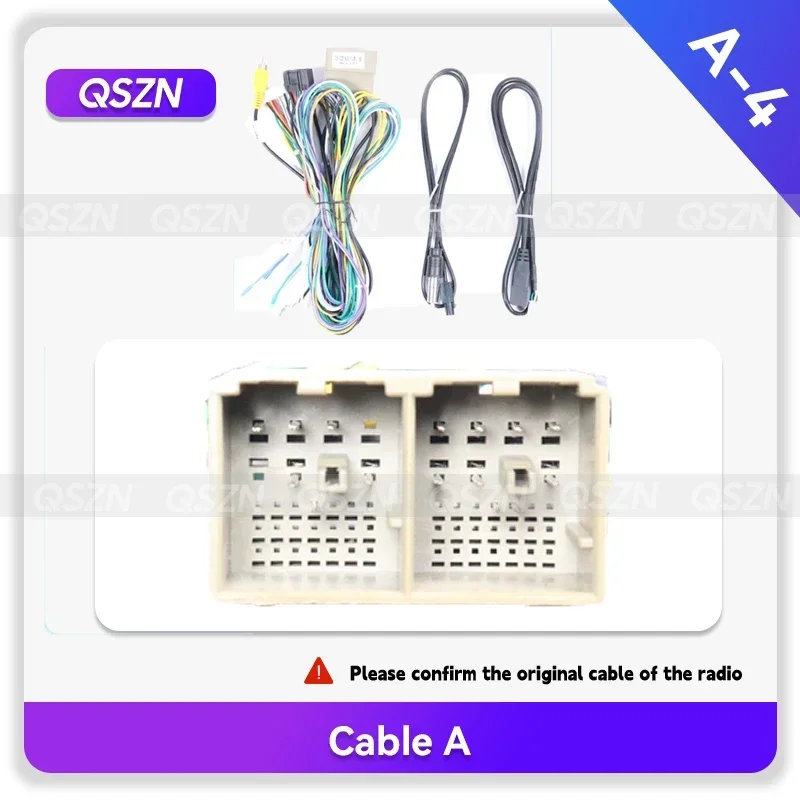 QSZN Plate AdapterHarness Plug Frame For OPEL Karl/Vinfast/Fadil 2017-2020 Car Radio Fascia Panel Dash Canbus Installation Cable