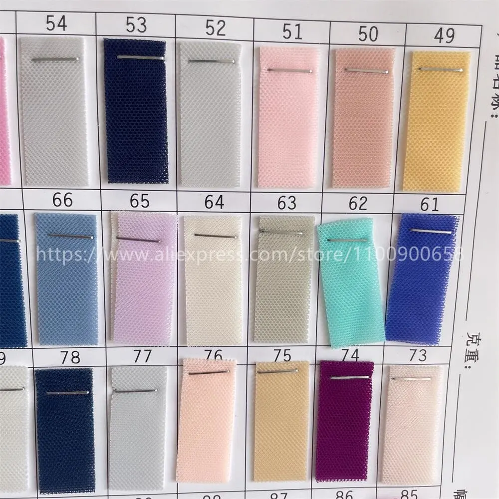 95 Farben 6420, sechseckiges Netz, weicher Tüll, Netzstoff, Hochzeitskleid, Rock, Hochzeitsdekoration, Kleidung, Moskitonetz, Tuch, RS 4113 – Detail 12