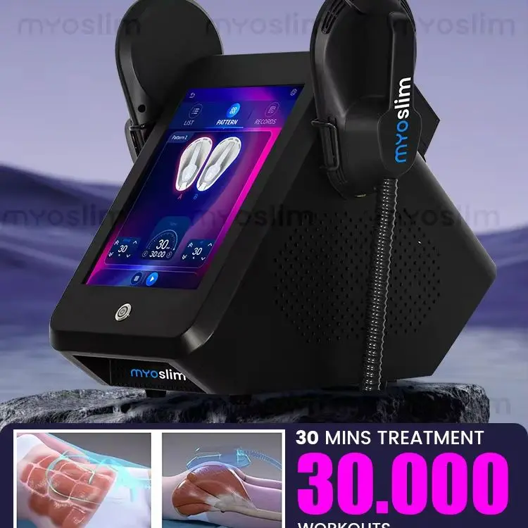 Professional EMS Machine EMS Body Slimming Muscle Stimulation Lose Weight Sculpt Therapy 4 Handle Pelvic Buttock Fat Burner