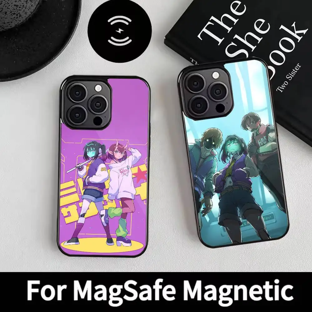 

M-Milky Anime Subway Phone Case For iPhone 17,16,15,14,13,12,Plus,Pro,Max for Magsafe Magnetic Wireless Charging