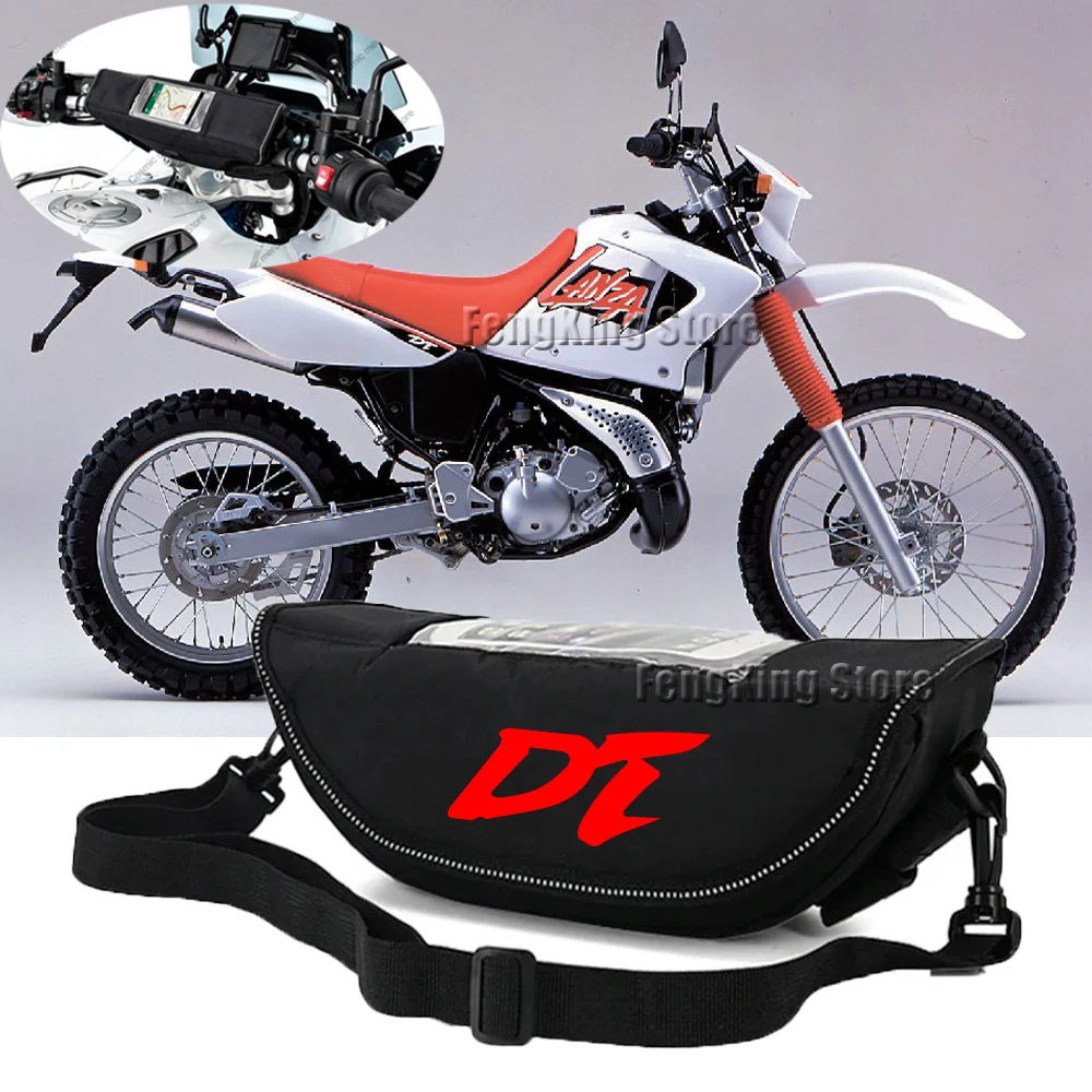 

for YAMAHA DT230 DT250 DT175 DT200 DT125 DT125R Motorcycle Accessories Waterproof Handlebar Travel Phone GPS Bag Storage Bag