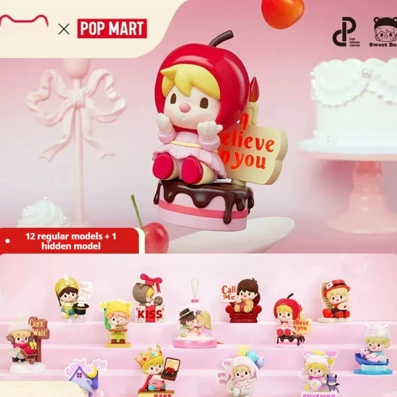 

Official Authentic Pop Mart Sweet Bean The Language Of Love Blind Box Figure Trendy Art Toy Surprise Gifts Girls Valentine'S Day
