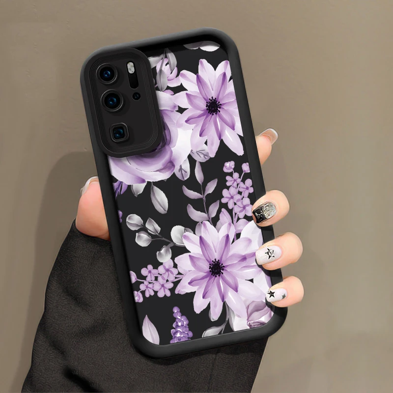 حافظة هاتف لهاتف انفينيكس هوت 40i 30i 10 20 Play 60 Pro Plus Zero 30 GT 30 20 10 Pro Note 50 40 30 VIP غطاء سيليكون بنمط الأزهار