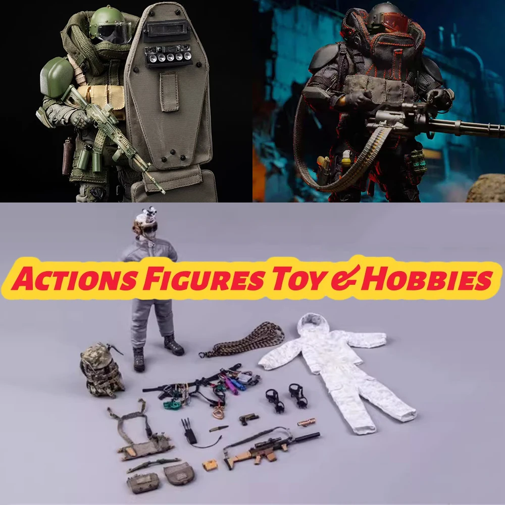 

HASUKI SALVO, масштаб 1/12, Black Ops SA02 Shield Soldier, SA03 Snow Mountain Ghost, 6-дюймовые фигурки, полный набор, модель игрушки