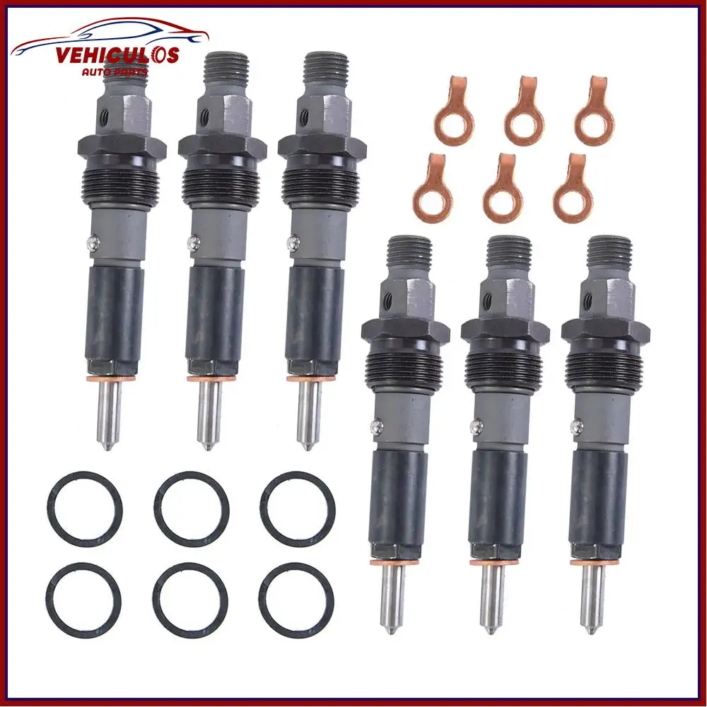 

6PCS Fuel Injectors 3283562 KDAL59P6 For Cummins 5.9L KDAL59P6 Nozzle Holder P7100 Accessories Dropshipping Wholesale