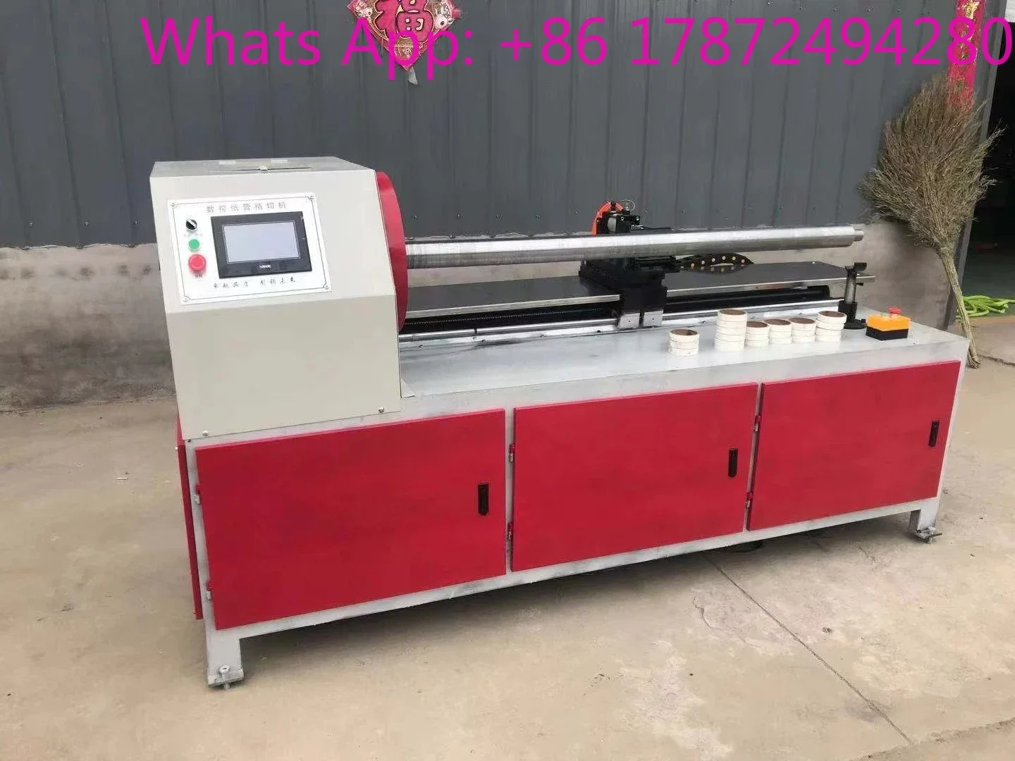 Automatic Paper Core Pipe Cutter Cardboard Tube Slitting Machine Paper Tube Processing Equipment        What is the price range