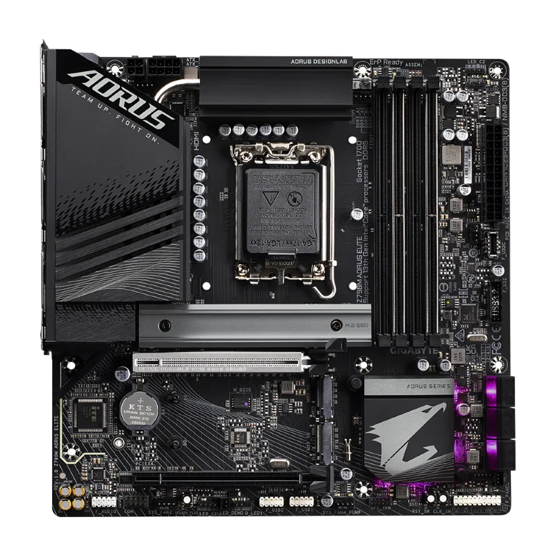 Z790M AORUS ELITE اللوحة الأم وحدة المعالجة المركزية LGA1700 DDR5 2.5GbE LAN