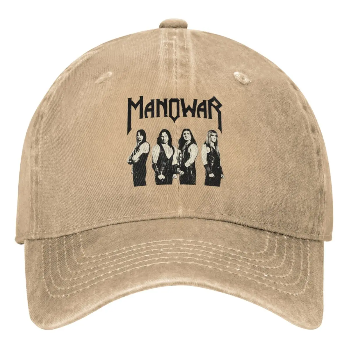 Manowars Band Baseball Cap Couple Women Designer Trucker Hat Summer Vintage Running Hippie Baseball Caps