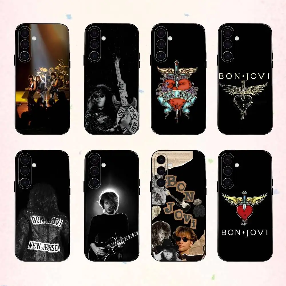 

Legendary B-Bon J-Jovi B-Band phone Case For Samsung Galaxy A73,A72,A71,A70,A53,A52,A51,Others Soft Black Shell