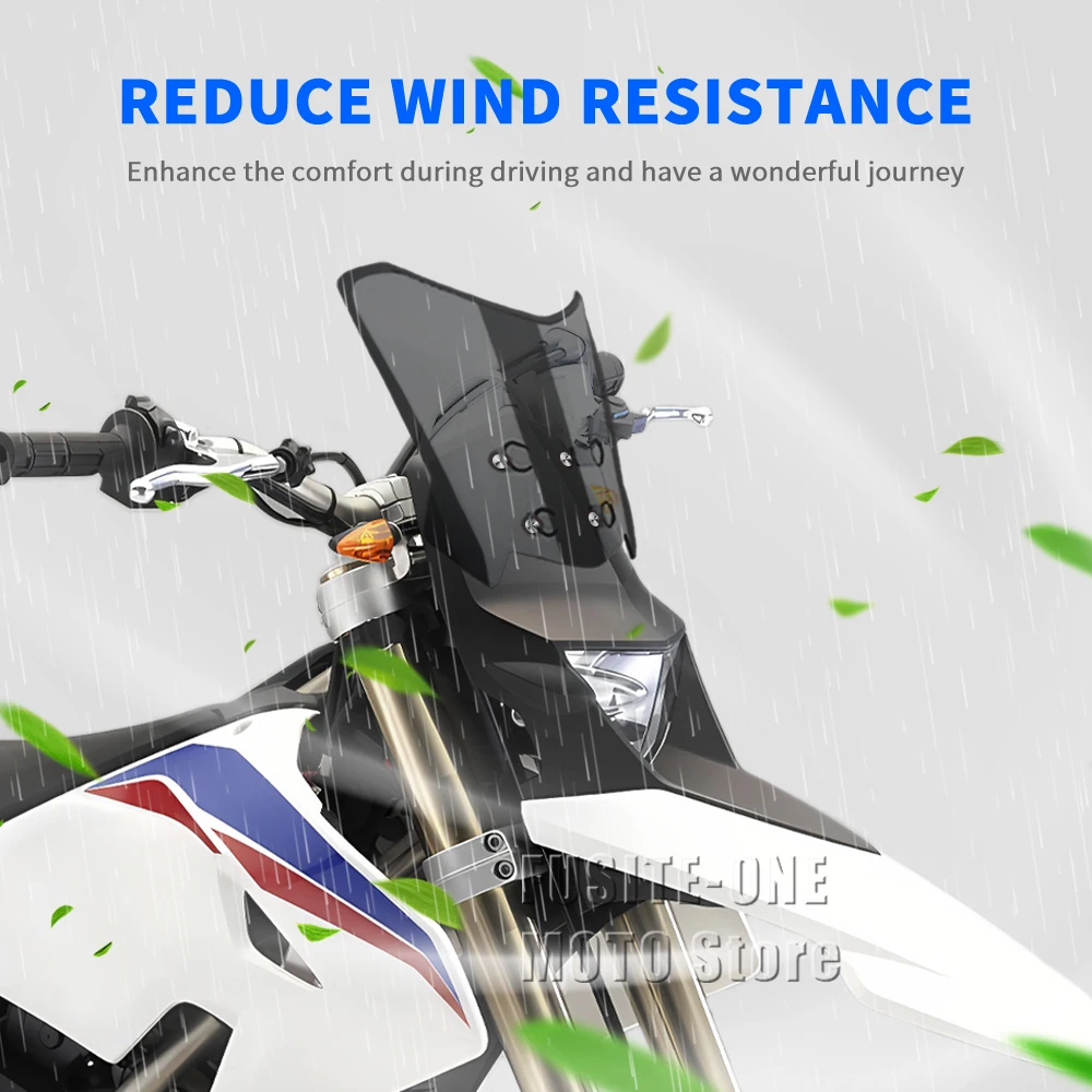 

motorcycle adventure windshield extension style Windscreen Wind Deflector Screen For BMW G 450X G450X G 450 X