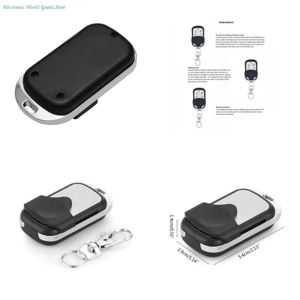 A3PD 433MHZ Remote Control Garage Gate Door Opener Remote Control Duplicator