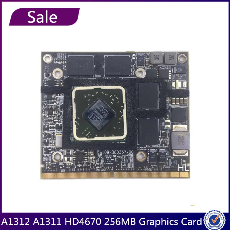 Tested A1312 A1311 HD4670 256MB 2009 2010 Graphics Card With Heatsink Video For IMac 21.5 661-5539 109-B80357-00 216-0732025