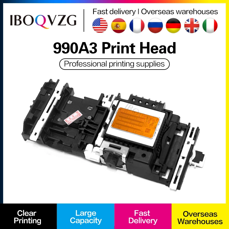 IBOQVZG LK3197001 990A3 990 A3 Printhead Print Head Printer Head for Brother MFC6490 MFC6490CW MFC5890 MFC6690 MFC6890 MFC5895CW