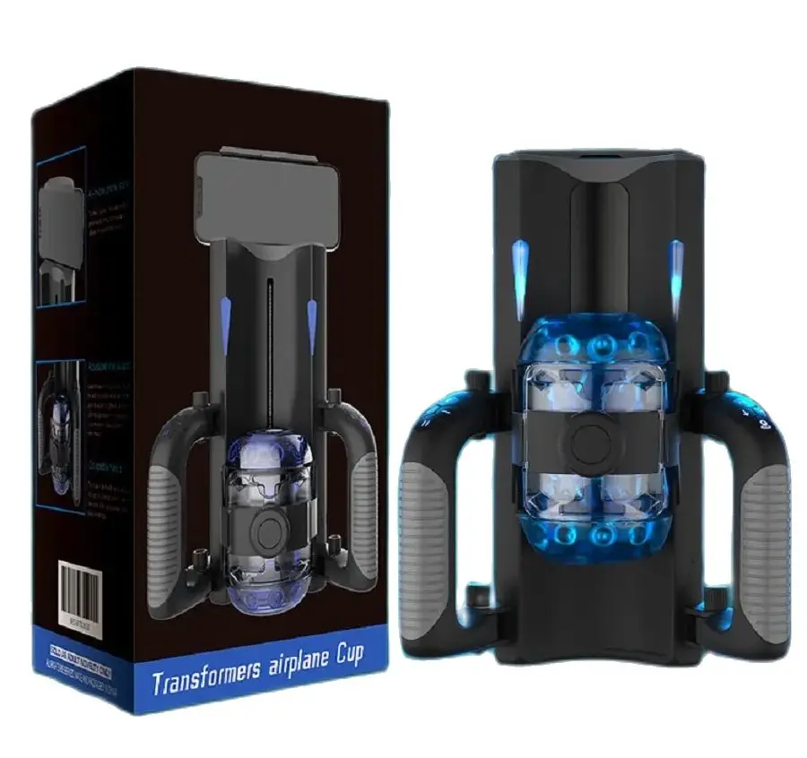 Adjustable Handles Artificial Vagina 12cm Long Distance Phone Holder Male Masturbator Sex Toys for Men Realistic Vagina 18+ Men