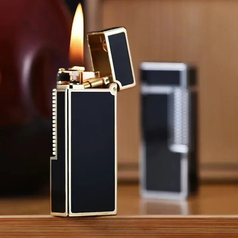 ZORRO High-end Kerosene Lighter Narrow Metal Grinding Wheel Side Slip Ignition Retro Men\'s Business Gift Classic Model