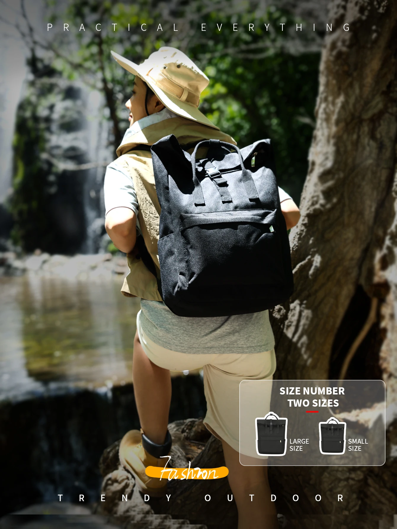 حقيبة رائعة عصرية على الطراز الجديد للغابات للأولاد والبنات، حقيبة ظهر ذات سعة كبيرة للسفر للطلاب، حقيبة مدرسية للرجال